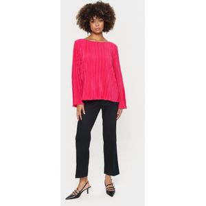 Blouse met lange mouwen Regular fit Bright Rose pink