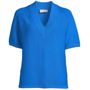 FREEQUENT Gebreide Top FQANI Blauw - Maat 2XL