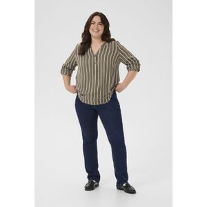 Blouse met lange mouwen KCsida Blouse met lange mouwen Regular fit brown white