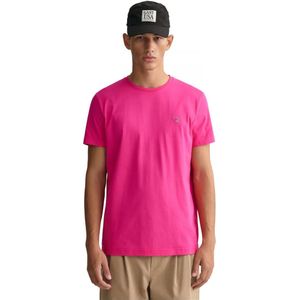 Gant Heren T-shirts - Roze - Maat 4XL
