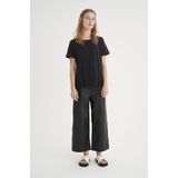 InWear, Dames, Tops, Zwart, Maat: L Katoen,