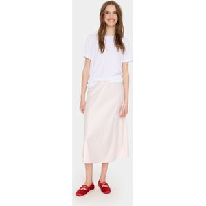 Saint Tropez - Disasz Skirt - Midi-rok - Roze - 97% Polyester