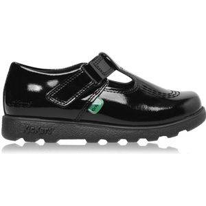 Girl's Kickers Infant Fragma T-Bar Patent Shoes in Black