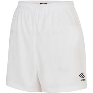 Umbro - Club Logo - Korte Broeken - Wit - 100% Polyester, Elastische Taille met Binnenkoord