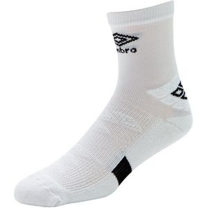 Umbro Heren Protex Gripped Enkelsokken (Wit/zwart)