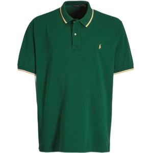 POLO Ralph Lauren Big & Tall +size slim fit polo met contrastbies new forest