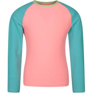 Mountain Warehouse Rash Top met lange mouwen voor kinderen/Kinderen (Turquoise)