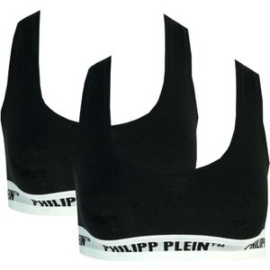 Philipp Plein zwart ondergoed sportbeha set van twee