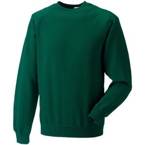 Russell Heren Spotshield Raglan Sweatshirt (Fles groen)