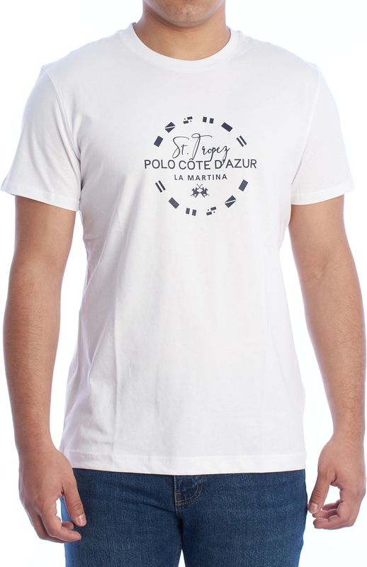 La Martina - YMR321-JS206 - T-shirt - Heren - Regular Fit - Korte Mouwen