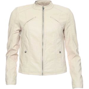 Vero Moda Dames/Dames Favodona Faux Leren Jas (Havermout)
