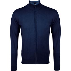 SOLS Heren Gordon Full Zip Cardigan (Marine)