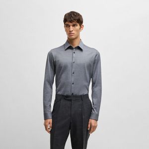 Heren Boss C-Roan-Kent-C1-243 Overhemd in Donkerblauw