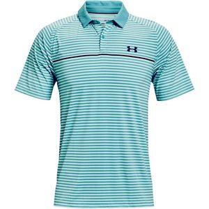 Under Armour Iso-Chill Hollen Heren Blauw/Wit Golf Poloshirt