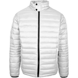 Plein Sport Plain Padded White Jacket