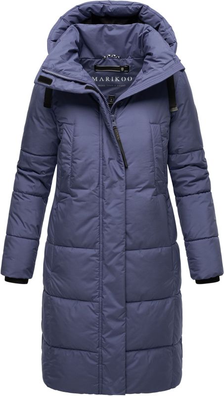 Marikoo dames winterjas Laryaa – lang, warm & met afneembare capuchon
