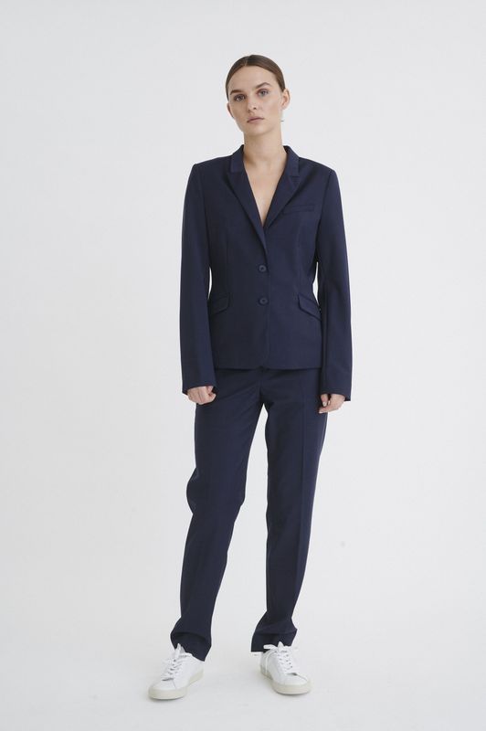 InWear, Dames, Jassen, Blauw, Maat: 2XS Wol,