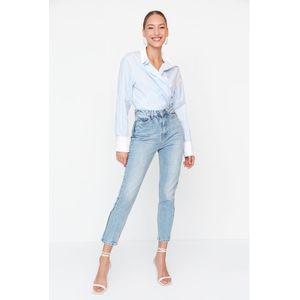 Trendyol Dames Hoge Taille Mama Jeans - Maat 32