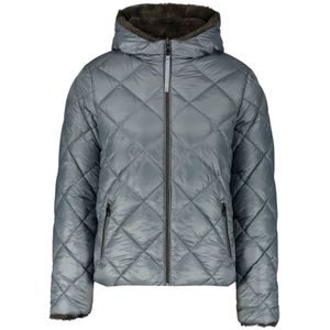 Garcia Reversible Quilted Gewatteerde Jas Grijs/bruin - Maat XL