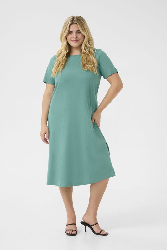 KAFFE Curve - Caline - Damesjurk - Midi-lengte - V-hals