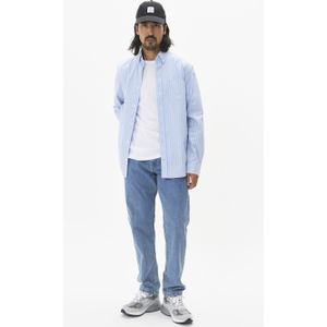 Overhemd met lang mouwen Regular fit blue