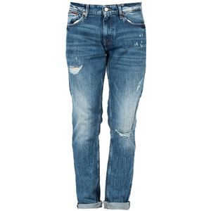 Tommy Jeans Jeans Scanton Heren Blauw - Maat 38/32