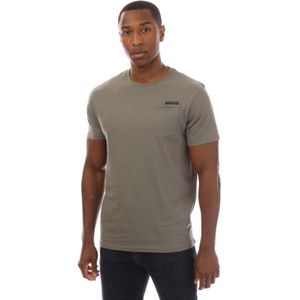Duck and Cover Heren Treymere T-Shirt (Groen)