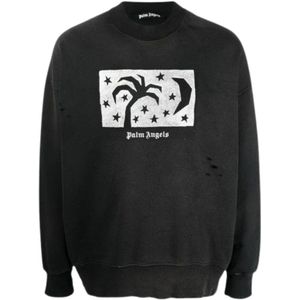 Palm Angels - Nightsky Design - Sweatshirt - Zwart