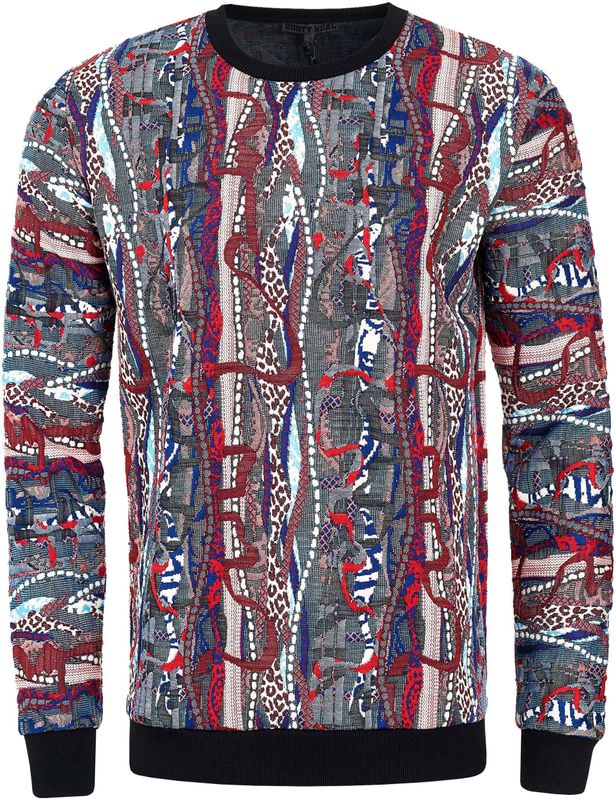 Rusty Neal - Sweatshirt - Normale Pasvorm - Ronde Hals - Jaren 90 Stijl