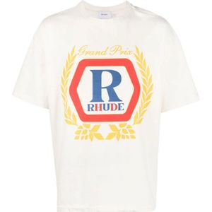 Rhude Hoops Wereldkampioenen T-shirt in wit
