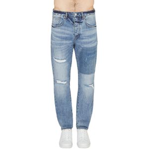 Heren Armani Exchange J24 Tapered-Fit Jeans in Indigo