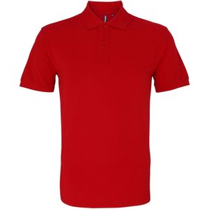 Asquith & Fox Heren Poloshirt met korte mouwen (Kersenrood)
