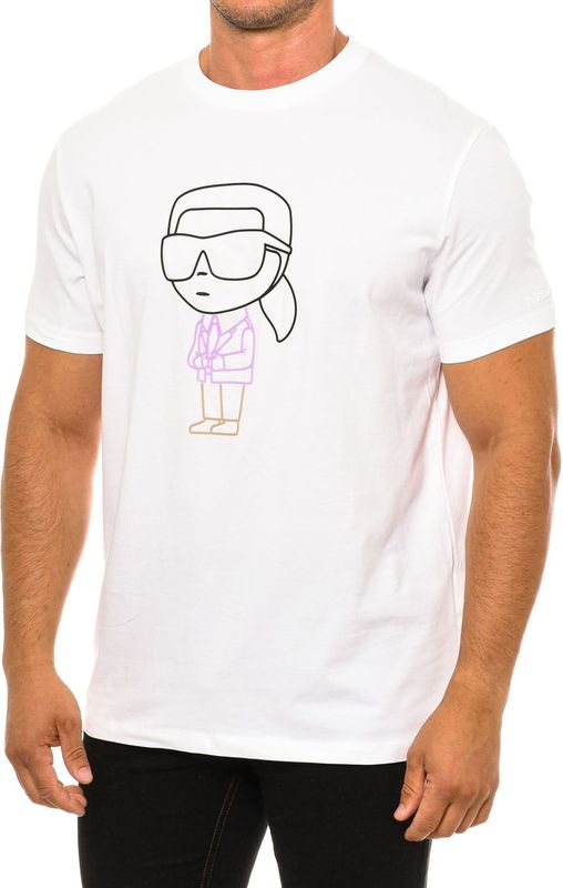 Karl Lagerfeld - 755400 - T-shirt - Zwart - Katoen/Elastaan