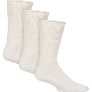 3 Pairs Diabetessokken met Grips | Extra Brede Antislip Slippersokken