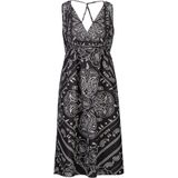 Replay Casual Jurk All Over Bedrukt Katoen Popeline