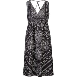 Replay Casual Jurk All Over Bedrukt Katoen Popeline