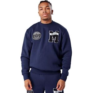 Mercier Heren Academy Crew Neck Sweatshirt (Marine)