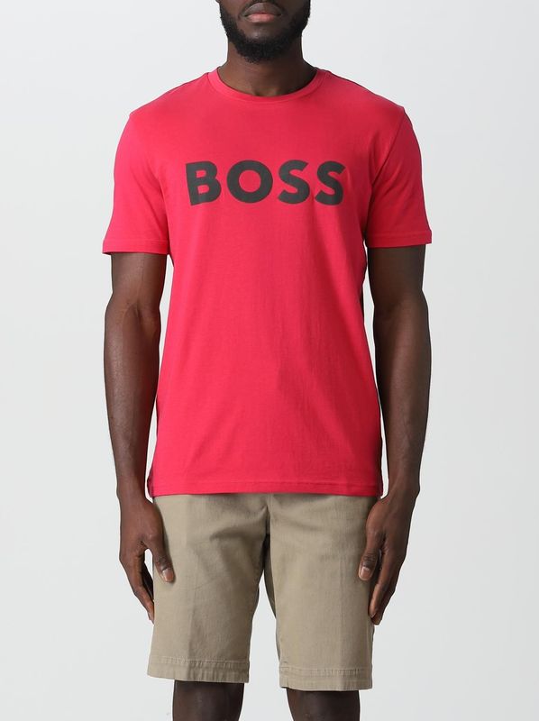 Boss Logo T-shirt Korte Mouwen
