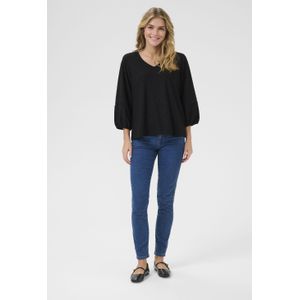 Blouse met lange mouwen Regular fit Black Deep CC. black