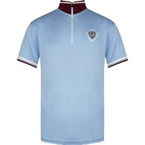 Rossignol - Virage - Poloshirt - Lichtblauw - Korte Mouw 3/4 Zip Up