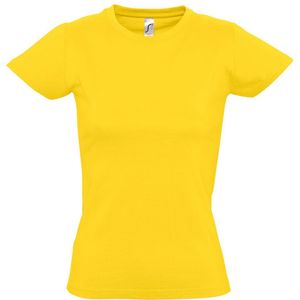 SOLS Dames dames Imperial Heavy Short Sleeve T-Shirt (Goud)