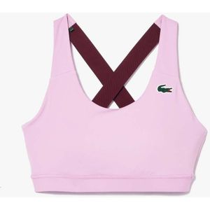 Lacoste - Sport - Bralette - Roze - Ademend - Stretch