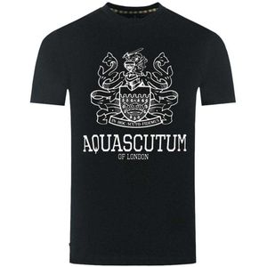 Aquascutum Heren Londen Aldis T-Shirt (Zwart)