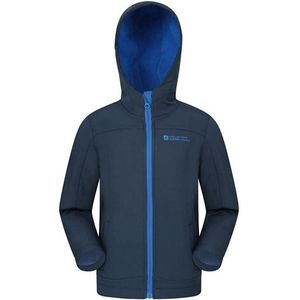 Mountain Warehouse Kinder/Kids Exodus Waterafstotend Soft Shell Jasje (Marine)