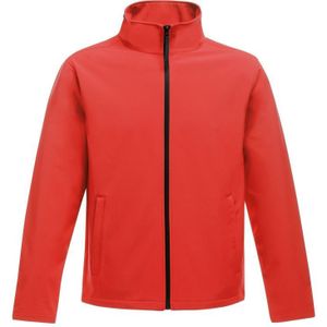 Regatta Opvallende Dames/dames Ablaze Afdrukbaar Soft Shell-jasje (Klassiek rood/zwart)