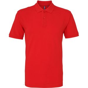 Asquith & Fox Heren Poloshirt met korte mouwen (Rood)