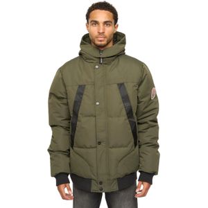 Henleys Heren Traction Bomberjack (Khaki Groen)