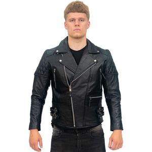 Heren - Bikerjack - Koeienhuid - Nassau - Leren Jassen