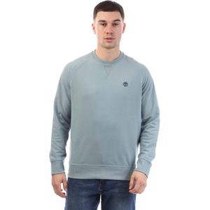 Heren Timberland Exeter River Crewneck Sweatshirt in Blauw