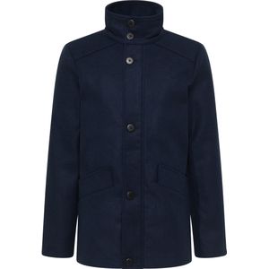 Dreimaster Tussenjas gemaakt van een wolmix Heren nachtblauw